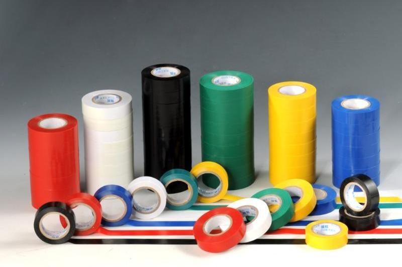 Good Heat resistant Insulating tape colored electrical maintenance insulation tape rubber safety protective PVC adhesive tape