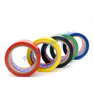 Good Heat resistant Insulating tape colored electrical maintenance insulation tape rubber safety protective PVC adhesive tape