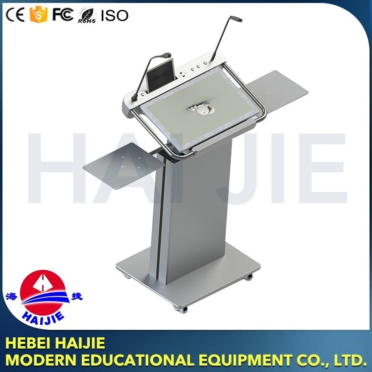 Commercial Use Educational Equipment Classroom Podium Digital Lectern For Schools