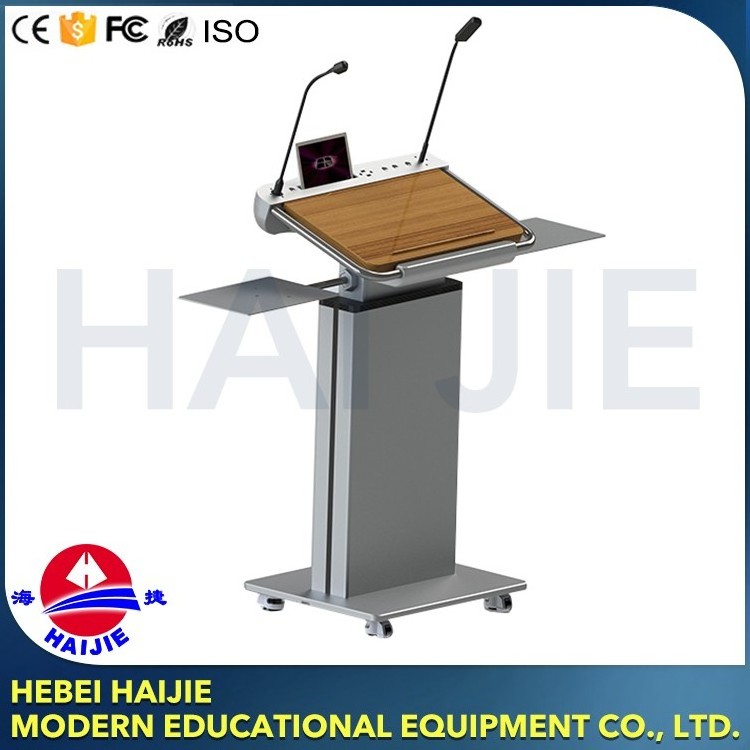 Commercial Use Educational Equipment Classroom Podium Digital Lectern For Schools