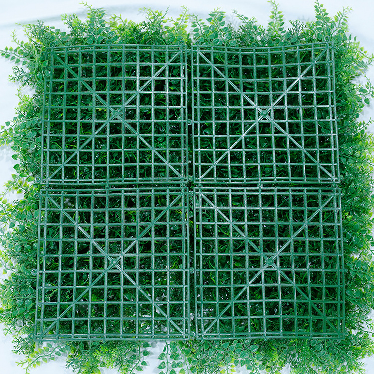 Wholesale Wedding Home Decorations Plastic Artificial Grass Green Wall Greenery Backdrop Panels