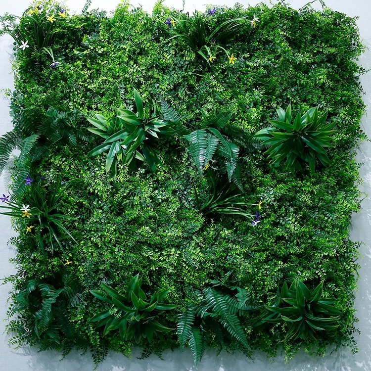 Indoor Outdoor Decor Green Grass Wall Hanging Artificial Plant