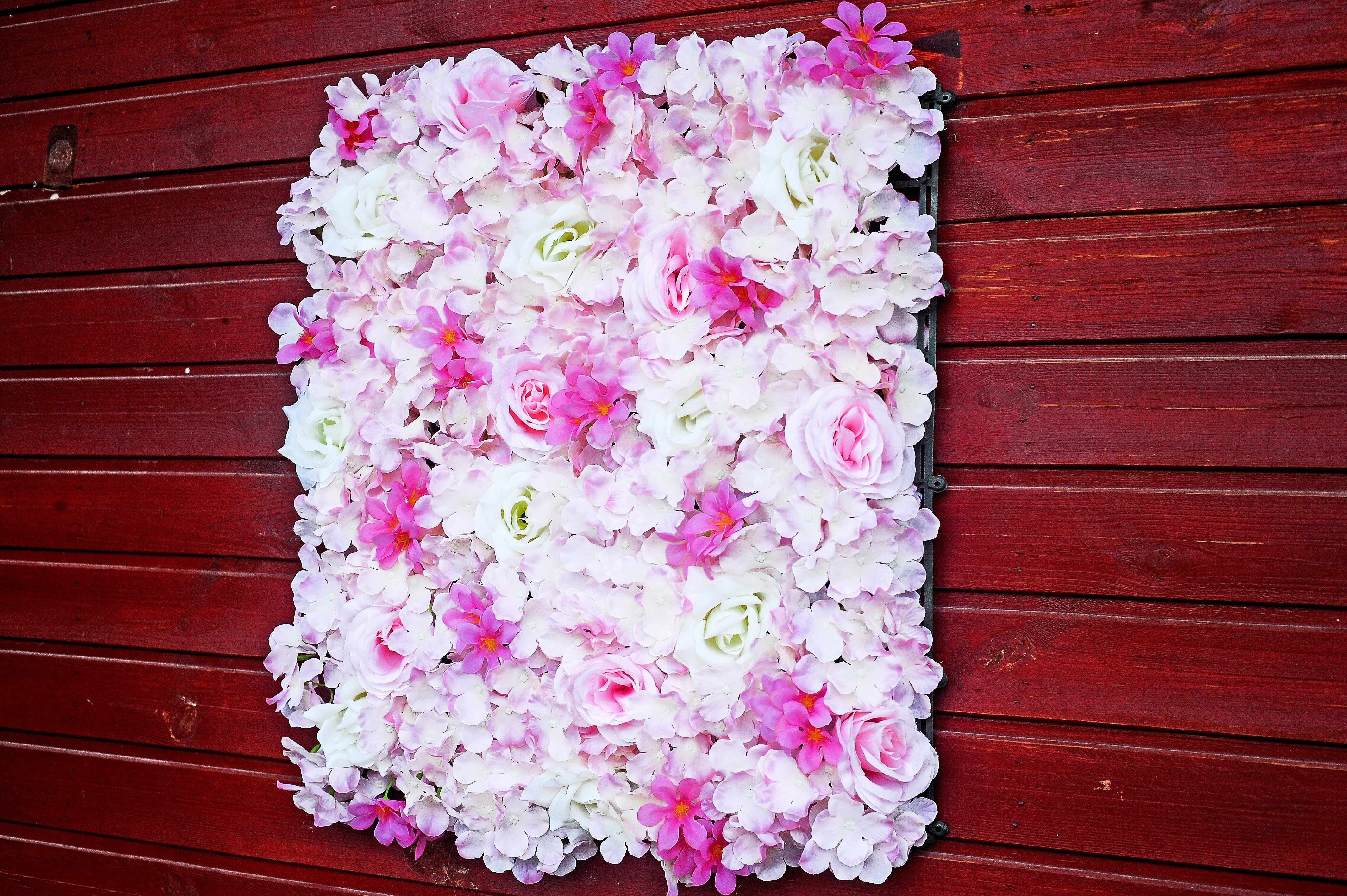 3D 5D Roll Up Flowers Backdrop Wedding Rose Backdrop Fabric Floral Wall Panel WED White Artifical Flower Wall