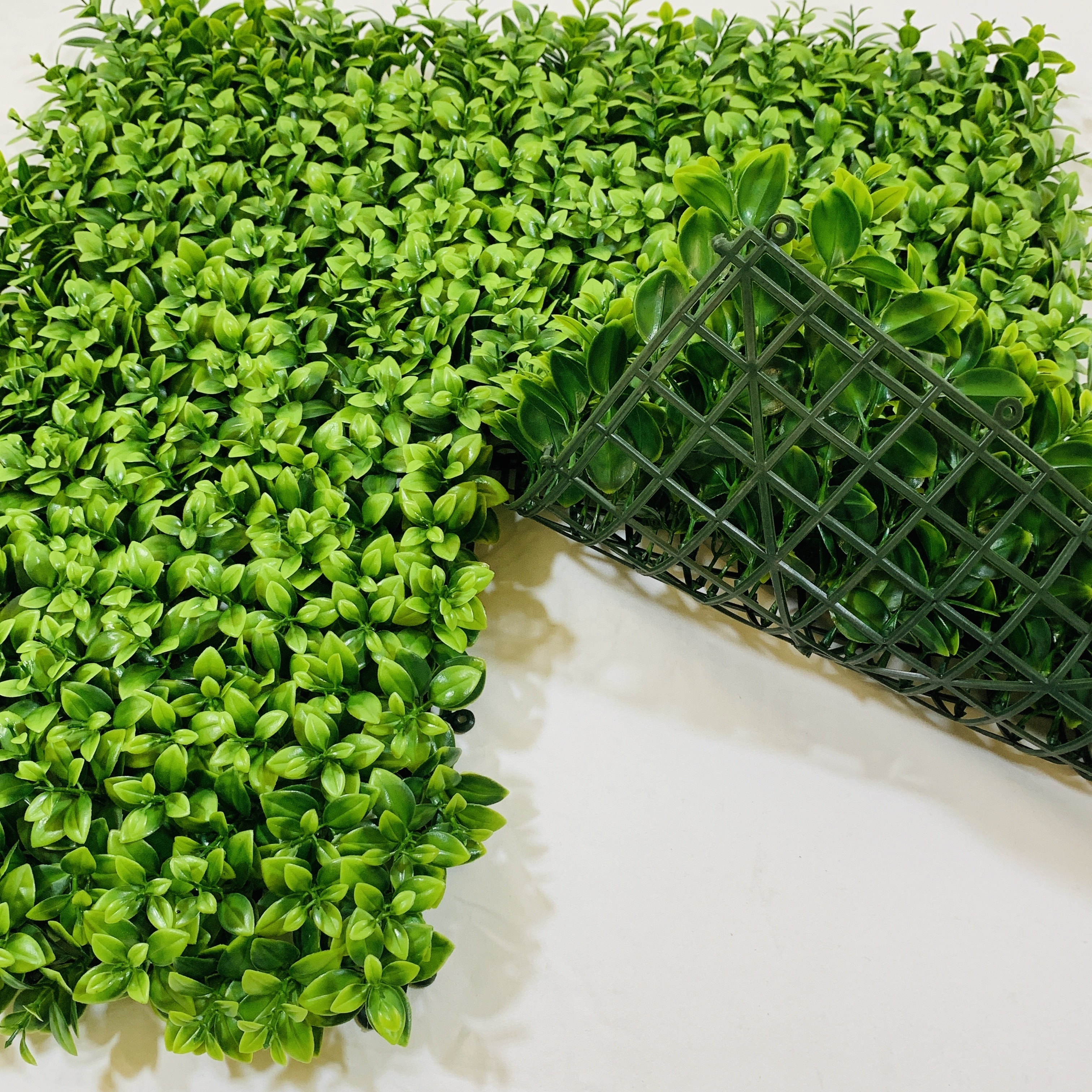 Vertical Garden Green Panel 100cm Artificial Wall Plants Panel Hedge Boxwood Grass Backdrop PE Plastic UV Indoor Decorations