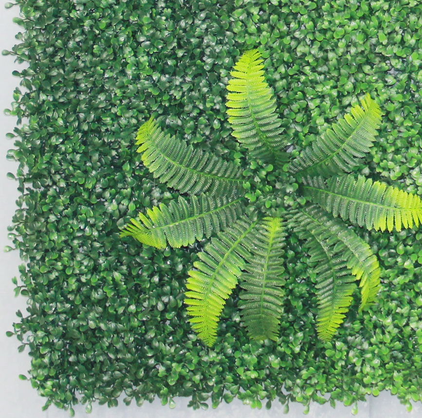 Wall Hanging Artificial Green Plants UV-Certified Fake Grass for Outdoor Sunscreen UV-Certified Wall Decoration