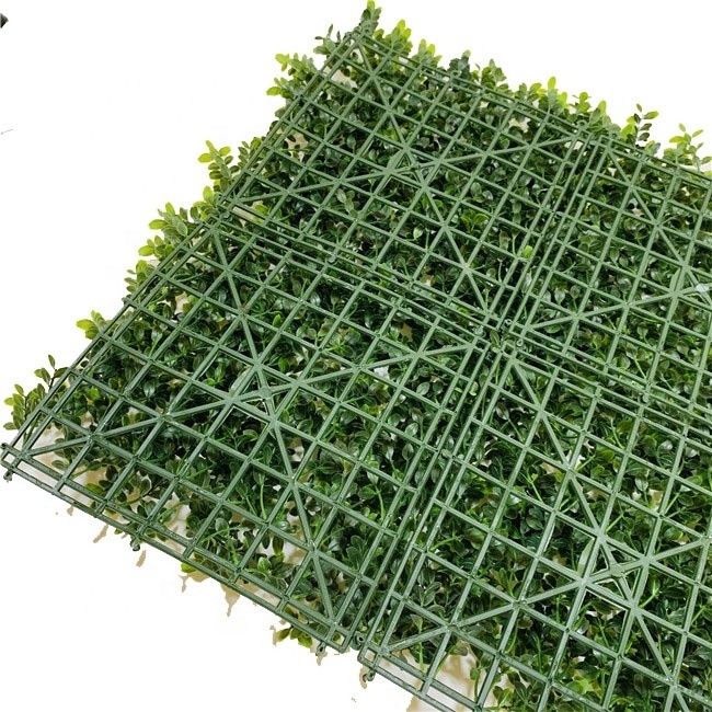 Outdoor Garden Supplies' Green Wall Vertical Garden Art Decor Plastic Artificial Green Wall Panel Grass Outdoor Decorations