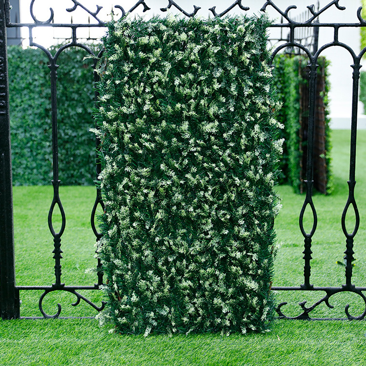 Retractable Artificial Garden Fence Expandable Ivy Privacy Fence Outdoor decoration artificial leaf fence