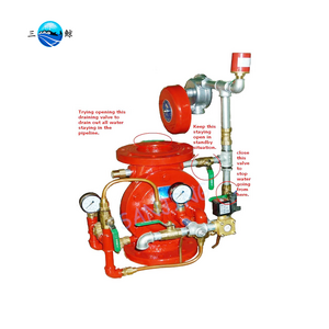 China Manufacturer SANJING Automatic Fire Sprinkler System Diaphragm Type Fire Deluge Alarm Check Valve