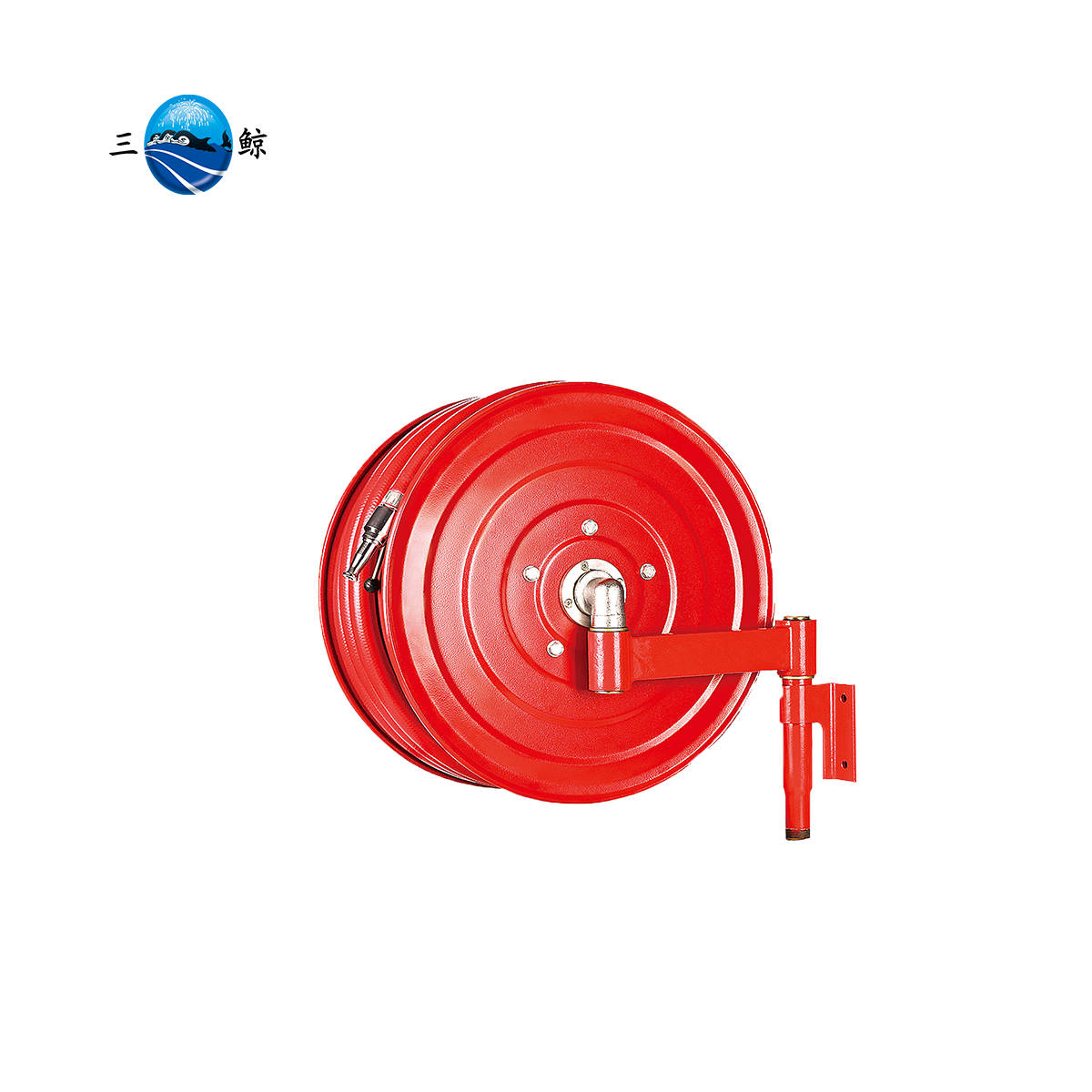 25MM Fire Hose Rack 30M Length Swing Type Hose Reel