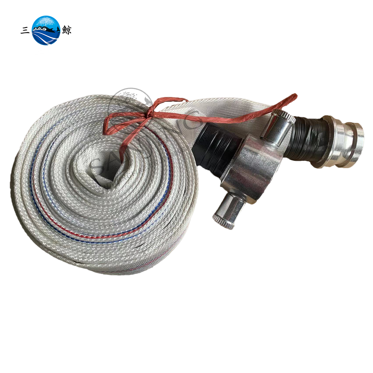 Manufacturer 2.5 Inch 8 Bar PVC Lining Polyester Fire Hose With Storz Couplings