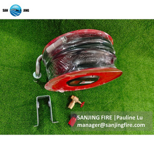 Fire Fighting Equipment swing type 1 1/4inch 30m fire hose reel