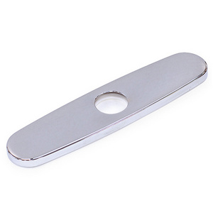 Sink hole cover 10 inch stainless steel deck plate escutcheon for 1 or 3 hole bathroom or kitchen faucet single hole mixer tap