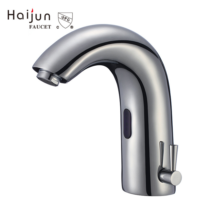 CUPC Brass Body Single Lever Touchless Faucet Motion Sensor Basin Tap For Bathroom