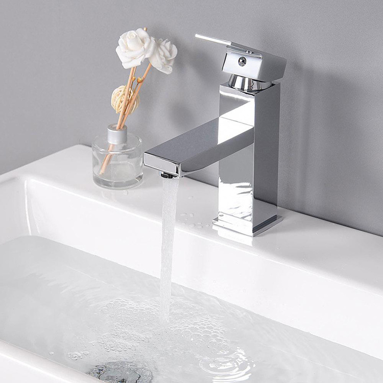 High Quality bathroom tap hot and cold single lever wash face basin water mixer faucet