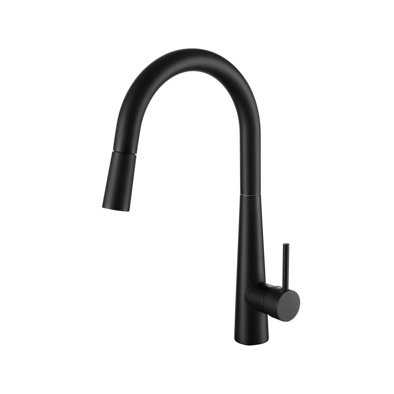 Kitchen Faucet with Sprayer Single Handle One Hole High Arc Flexible Hose Pull Out Kitchen Sink Faucets Cupc Pull Down Brass