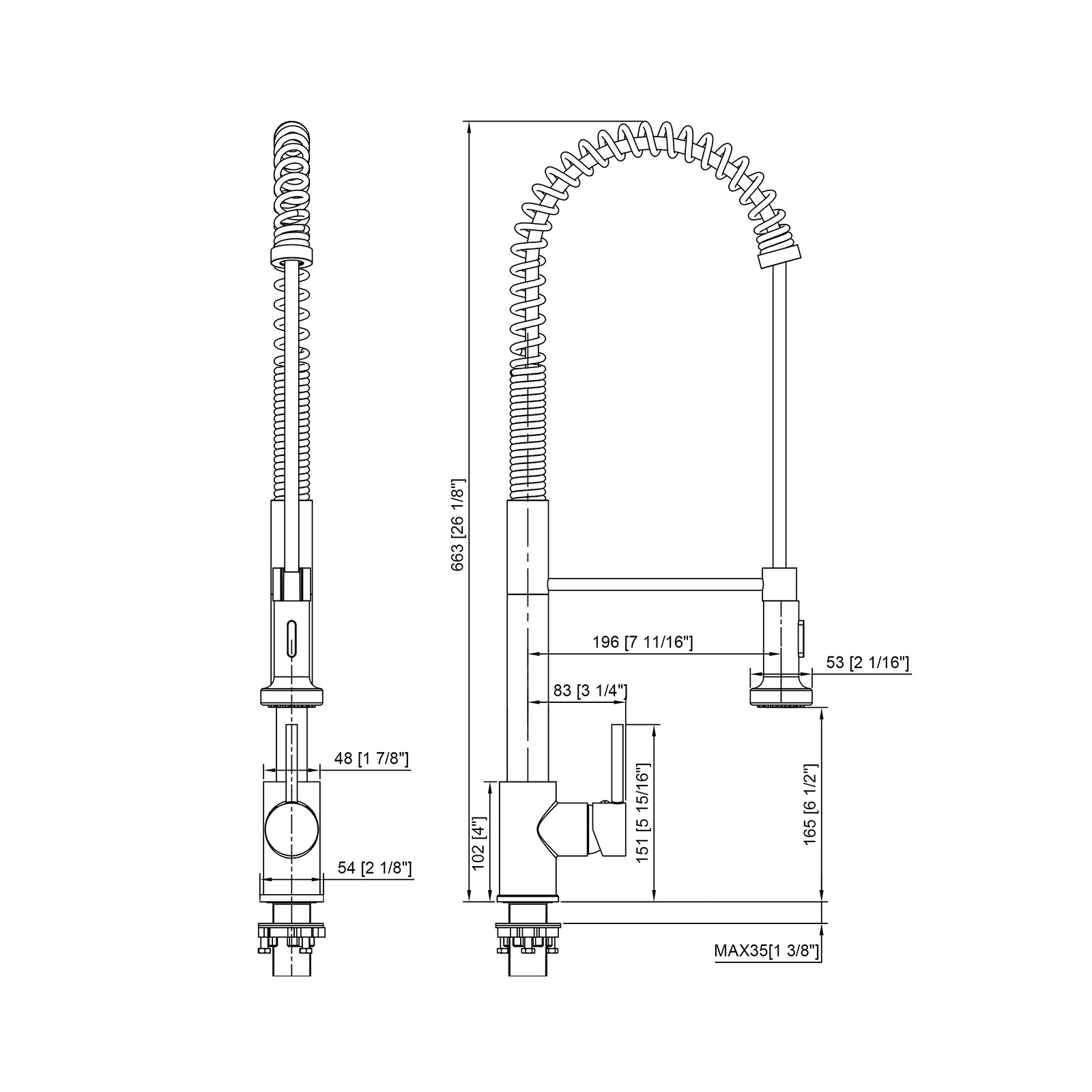 Modern RV Watermark Wels Kitchen Faucet with Pull Down Sprayer Kitchen Sink Faucet Contemporary High Arc Single Handle Spring