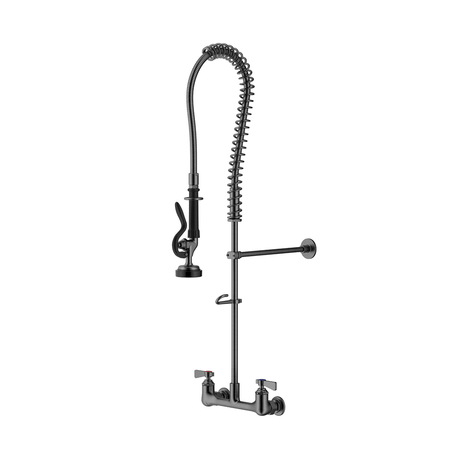 Upgraded Pre-Rinse Commercial Kitchen Faucet with Sprayer 44