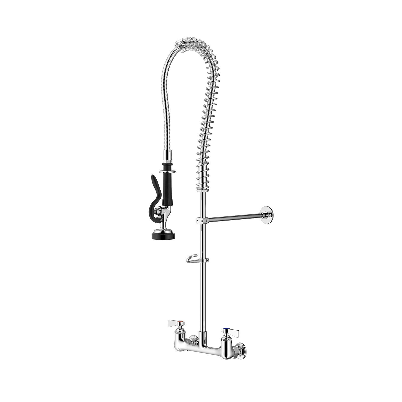 Upgraded Pre-Rinse Commercial Kitchen Faucet with Sprayer 44