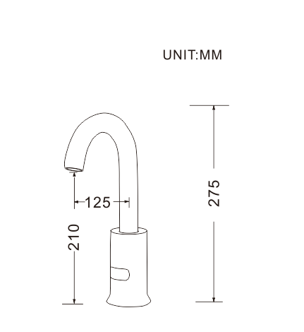 Motion Activated Kitchen Bathroom Hands Free Tap Chrome Automatic Touchless Sensor Faucet