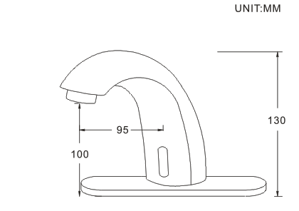 upc faucet Automatic Sensor Inductive Faucet, automatic water saver tap smart sensor touchless bathroom sink faucet