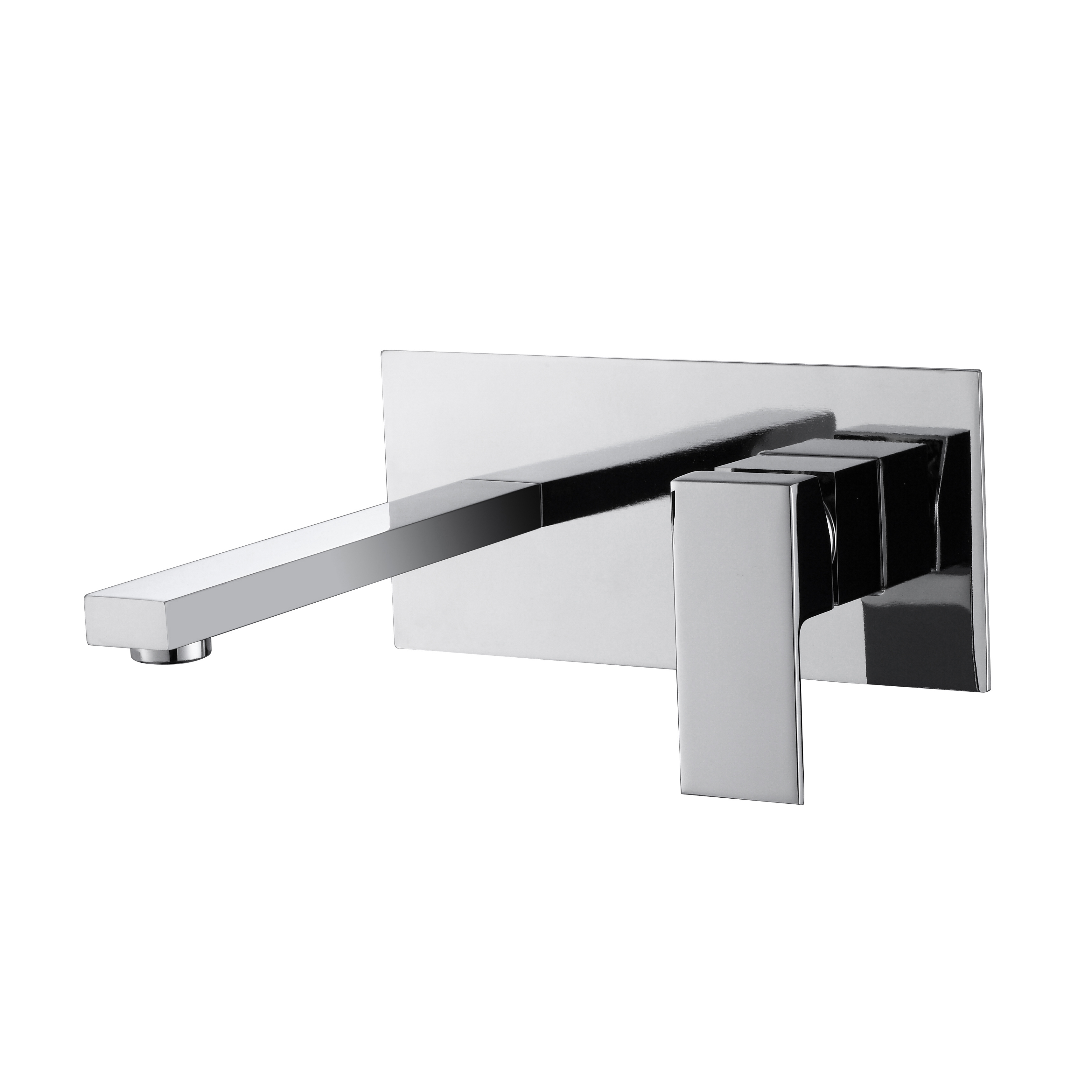 Bathroom Faucet Wall Mounted Brass Basin Mixer Taps, Basin Sink Mixer Tap Faucet Hot and Cold Spout Mixer Bathtub Faucet