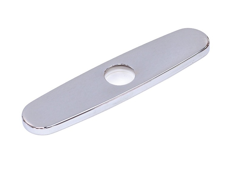 10 Inch Stainless Steel Brushed Nickel Hole Cover Deck Plate Escutcheon for Bathroom or Kitchen Sink Faucet Single Hole Mixer