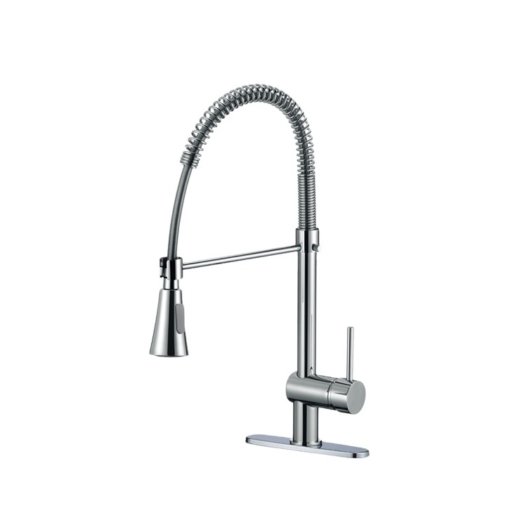 Kitchen Cabinets Design Faucet cUPC NSF Fitness Lead-free copper Durable pull down spring sink faucet kitchen faucet for usa