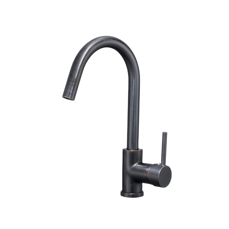 Black Bar Sink Faucet, Sink Faucet Single Hole for Bathroom Kitchen Small RV Campers Faucet