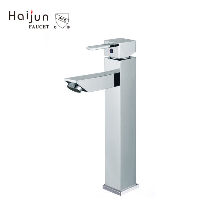 Sanitary Ware NSF Deck Mounted Brushed Nickle Basin Mixer Tap Faucet