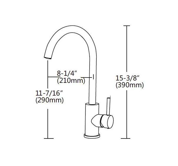 Bar Water Faucet 304 Stainless Steel Faucet Sink Mixer Taps upc kitchen sink faucets mixer tap