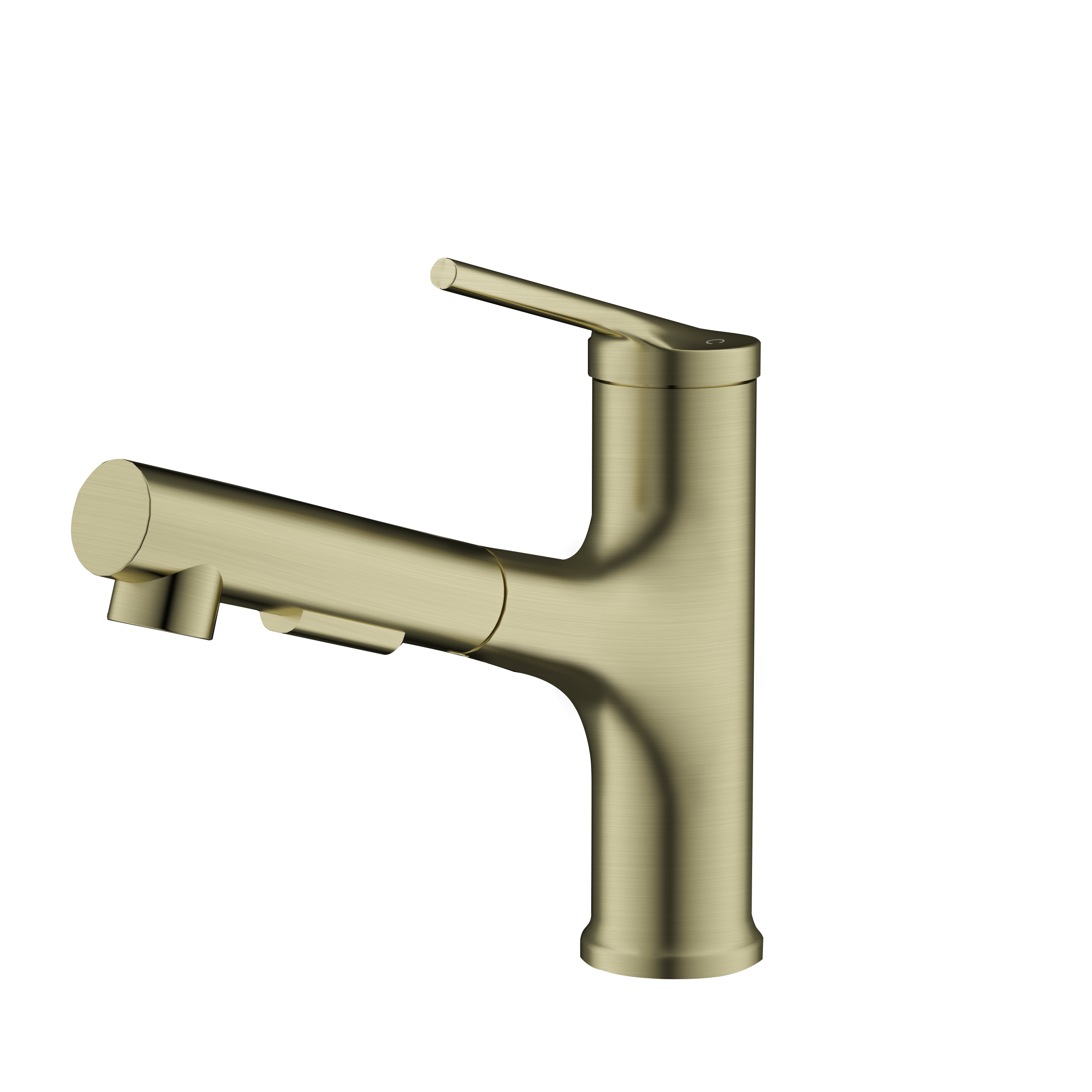 Brass Single Handle Black Bathroom Sink Tap Wash Basin Sprayer Faucet Mixer Tap Gold Pull Out bathroom faucet with sprayer