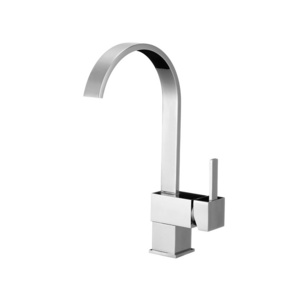 Commercial Home Sink Kitchen Faucet Chrome Faucets Waterfall Cold and Hot Mixer Taps Waterfall Kitchen Sink Faucet