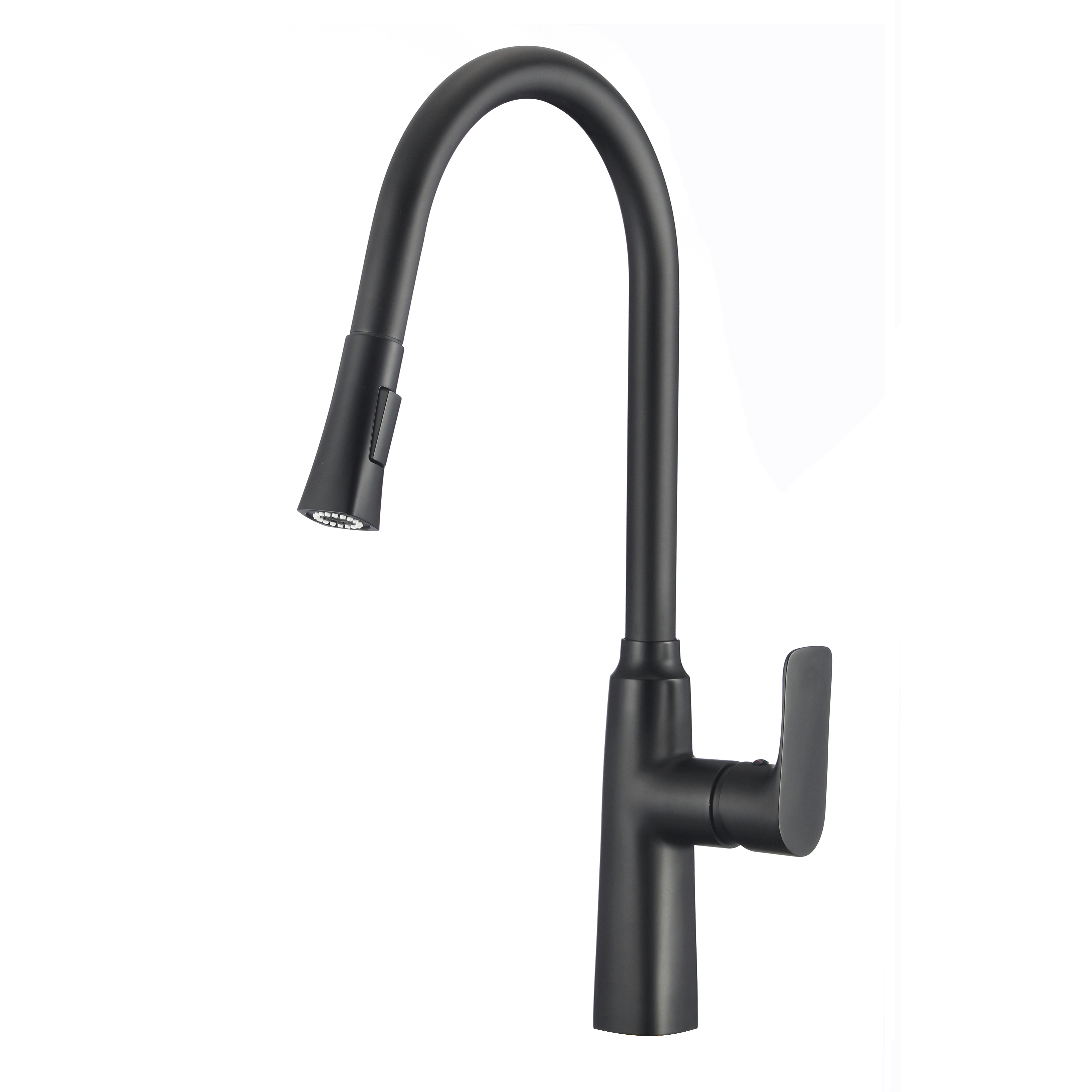 HAIJUN Commercial Single Lever Mixer Tap Robinet Stainless Steel Pull Down Kitchen Sink Faucet with Pull Out Sprayer Spout