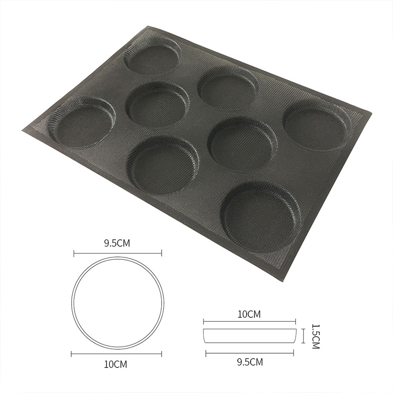 Silicone Hamburger Silicon For Burgers Bread Baking Molds Forms Sheets