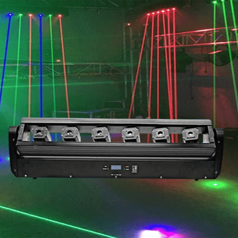 Marslite 6 Eye Laser Wide Moving Head Light Beam RGB 3in1 Laser Moving Head