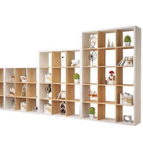 School Furniture colorful Children Baby Storage Shelf design Wooden Bookshelf