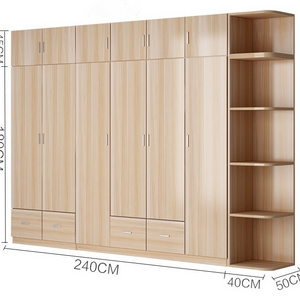 wooden clothes wardrobe movable armoire closet cabinet