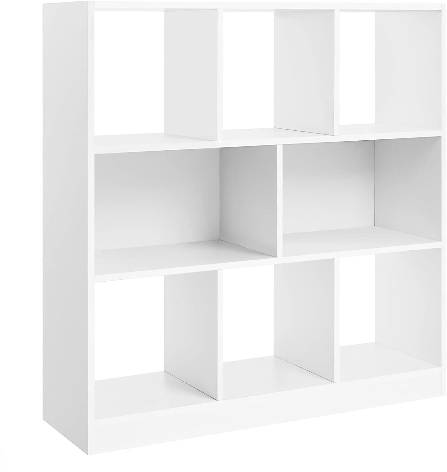 8 cube storage organizer wooden bookcase with open shelves,freestanding bookshelf storage unit and display cabinet