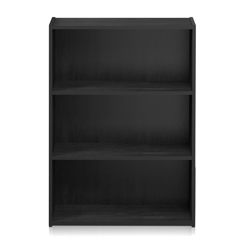 Hot selling french bookcase black color slim bookcase for bedroom or living room