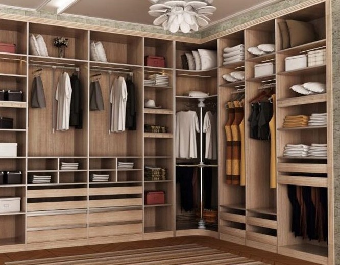 modern cloakroom customization hanging clothes wooden cosmetic closet organizer with drawers