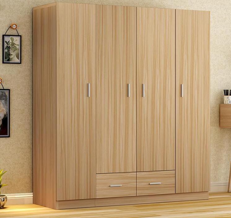 4 doors bedroom wardrobe cupboard design with best price