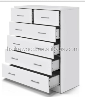 living room/bathroom 6 drawers wooden chest of drawer design storage cabinet