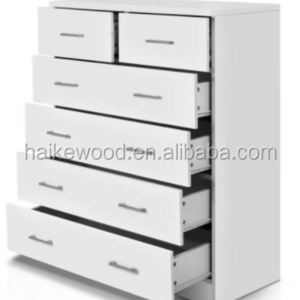 living room/bathroom 6 drawers wooden chest of drawer design storage cabinet