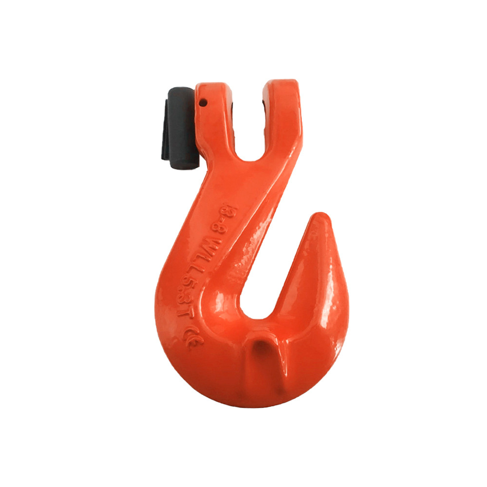 G80 clevis grab hook with wings and clevis shortening grab hook with safety pin