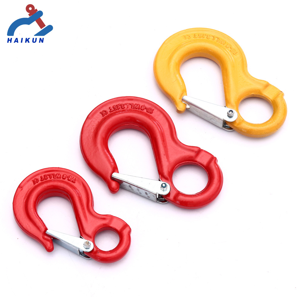 Haikun G80 Eye sling Hook W/ Latch / eye lifting hook