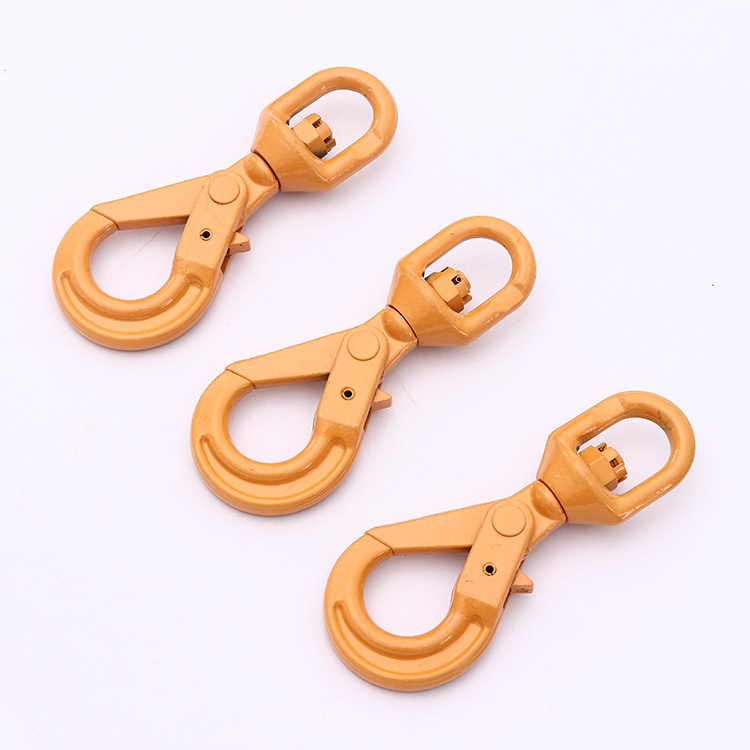 G80 Swivel Self Locking Safety Lifting Hooks