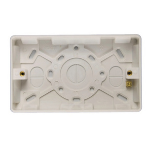 Wall electrical switch socket 2 gang back installation patress box