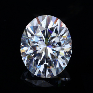 Oval GRA certificate DEF color moissanite diamonds bulk loose stones wholesale vvs moissanite