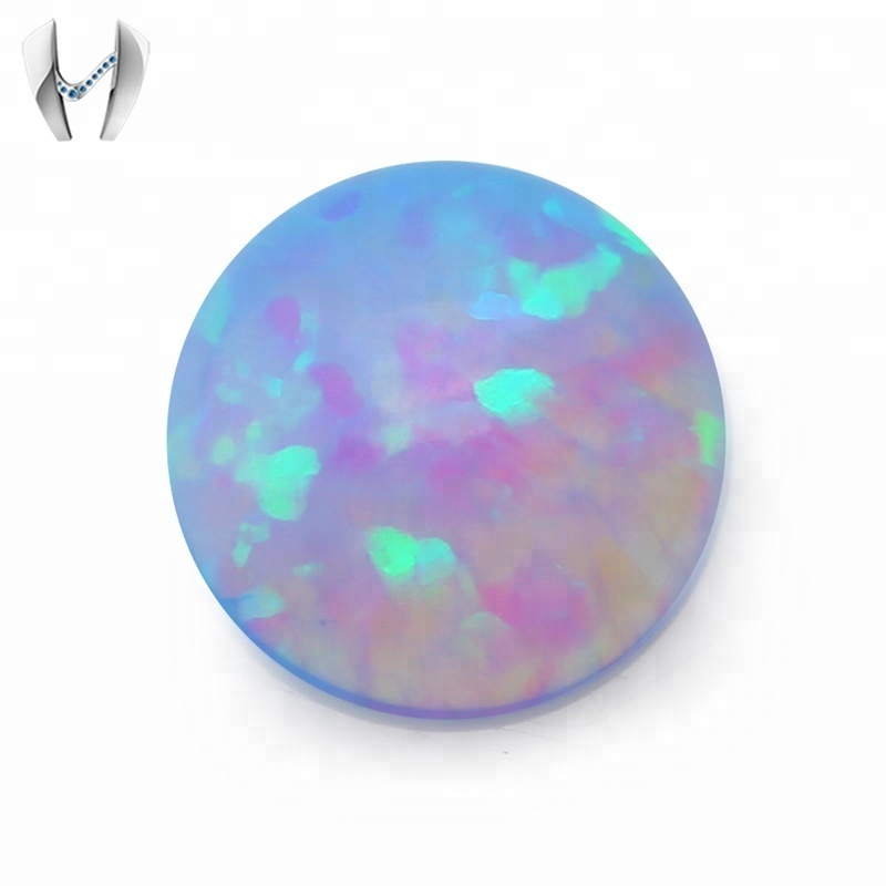 Light blue fire color high quality honey opal stone for jewelry