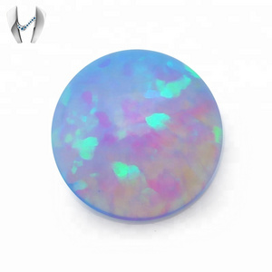 Light blue fire color high quality honey opal stone for jewelry